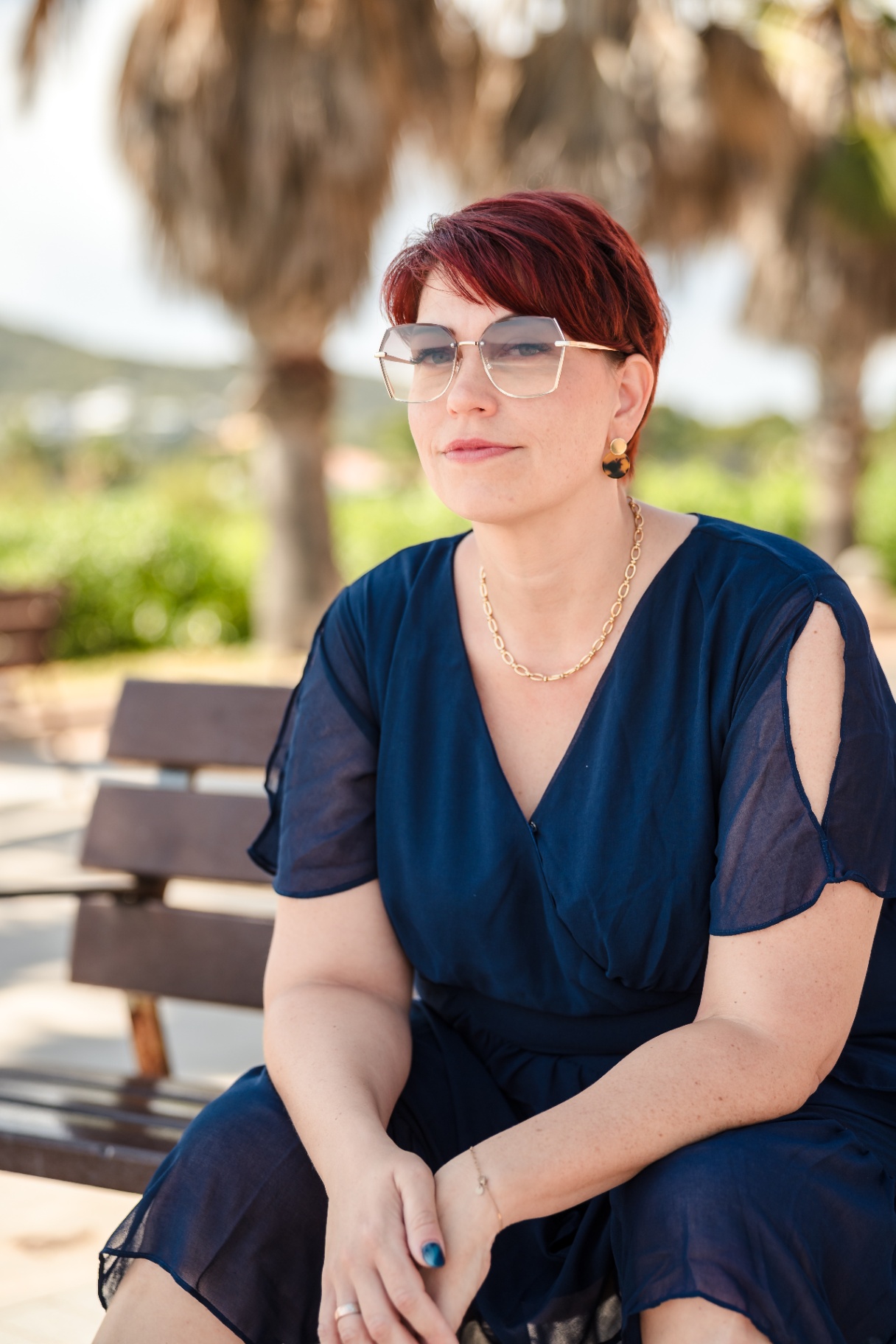 Nicole Schneider-Grain bei der Analyse